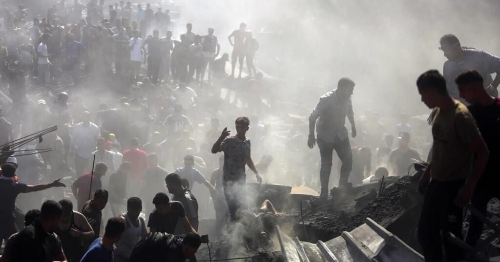 Israel Steps Up Air And Ground Attacks In Gaza Strip,