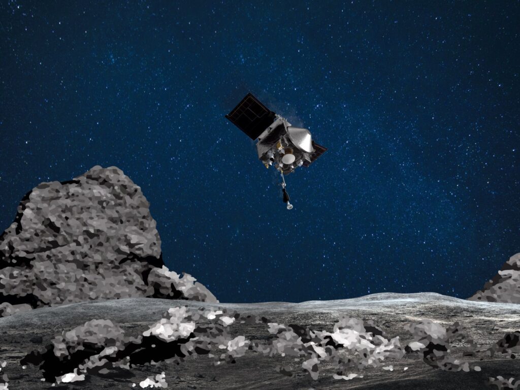 NASA releases samples taken from the surface of near Earth asteroid