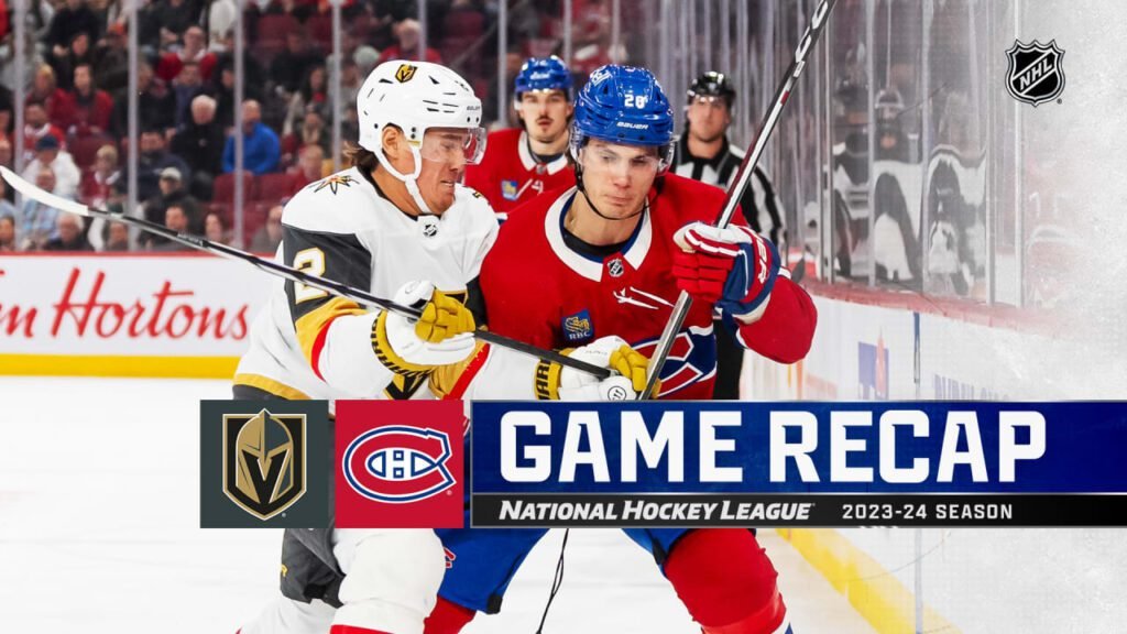 Golden Knights Score Two Points On Late Power Play To