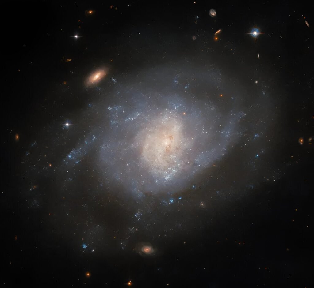Hubble Photographs Ngc 941, A Spiral Galaxy With An Explosive