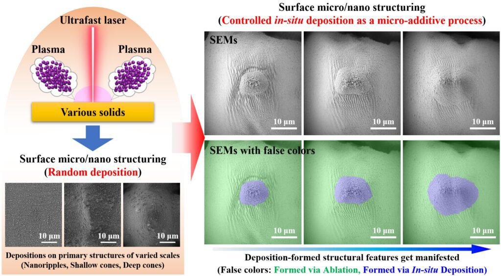 Improved Control Of Fabrication Of Surface Micro/nanostructures Using Ultrafast Lasers