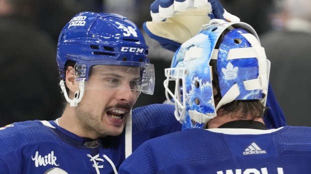 The Maple Leafs Defeated The Panthers 2 1 In A Fierce