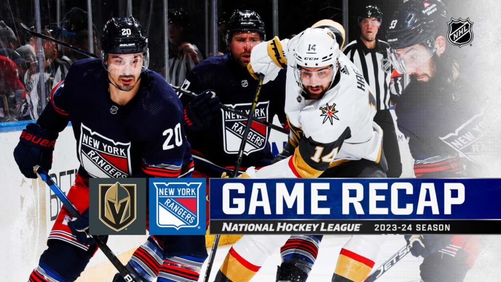 Marchessault's Hat Trick Helps The Rangers Leading Golden Knights Extend Their
