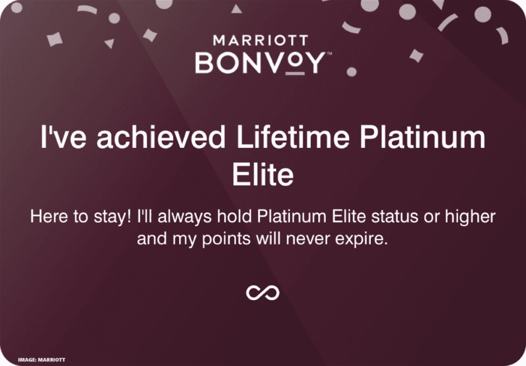 Marriott Bonvoy Lifetime Tier Processed In 2024 With Elite Year