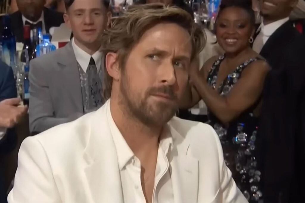 Ryan Gosling's Meme Worthy Reaction To Winning 'i'm Just Ken'