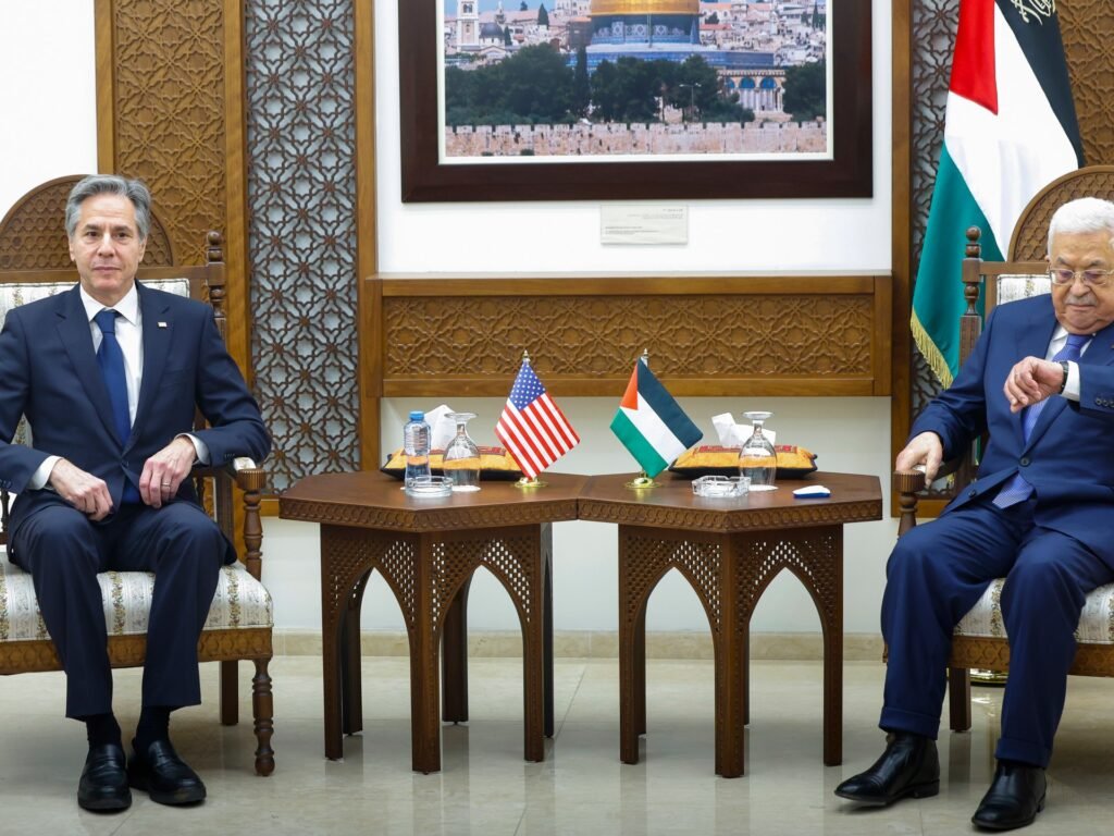 Top Us Diplomat Blinken Meets Abbas To Discuss The Form