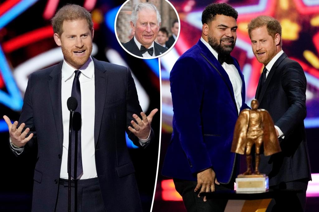 Prince Harry Makes Surprise Appearance At Nfl Honors After Brief