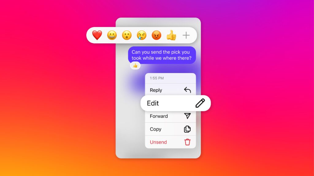 Instagram Adds Editing Functionality For Dm And Read Receipt Controls