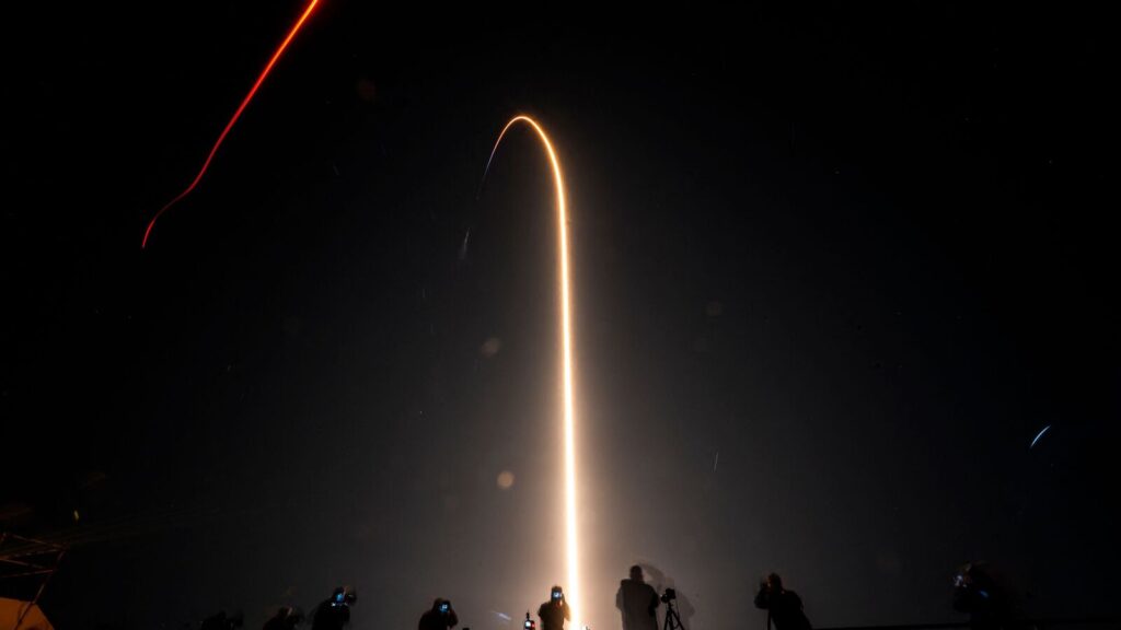 Spacex Dragon With 8 Crew Members Docks At Space Station