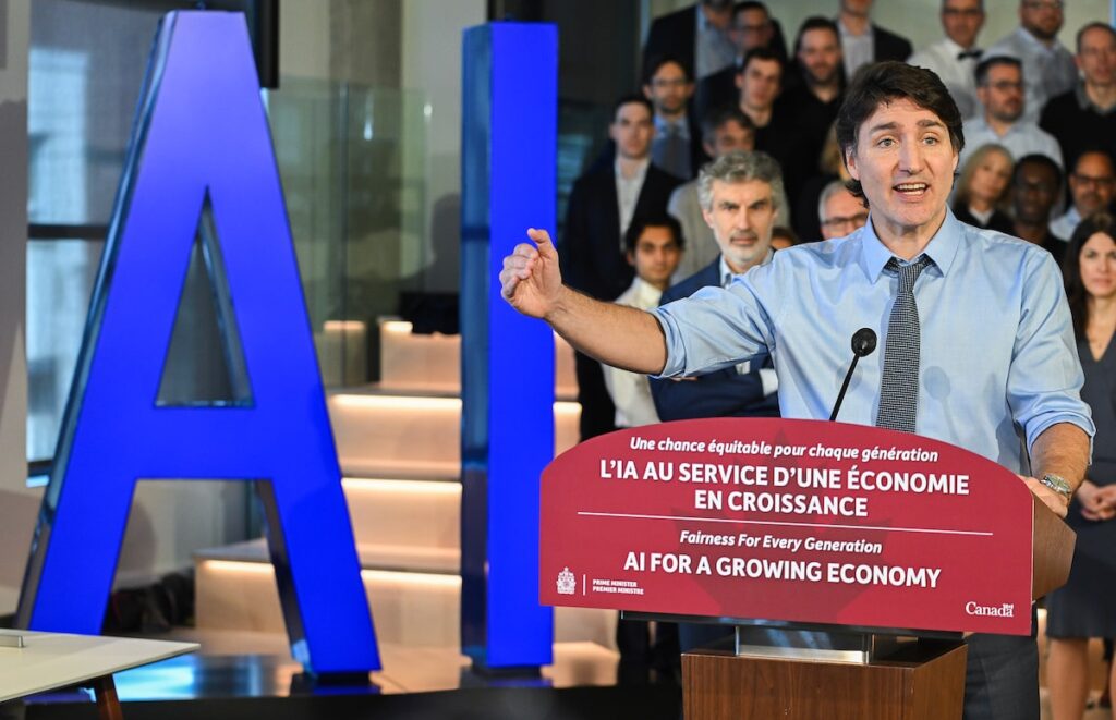 Prime Minister Trudeau Unveils Ai Spending Plan To Strengthen Canada's