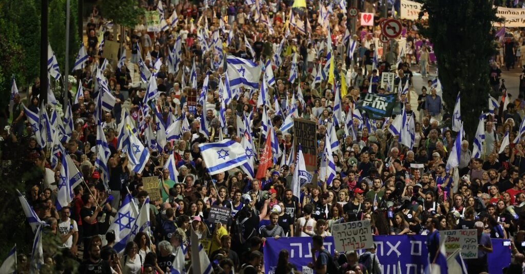 Israeli Protesters Hold Rally In Jerusalem Calling For Elections