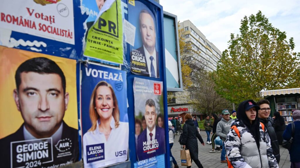 Far right candidate takes an unexpected lead in Romanias presidential vote