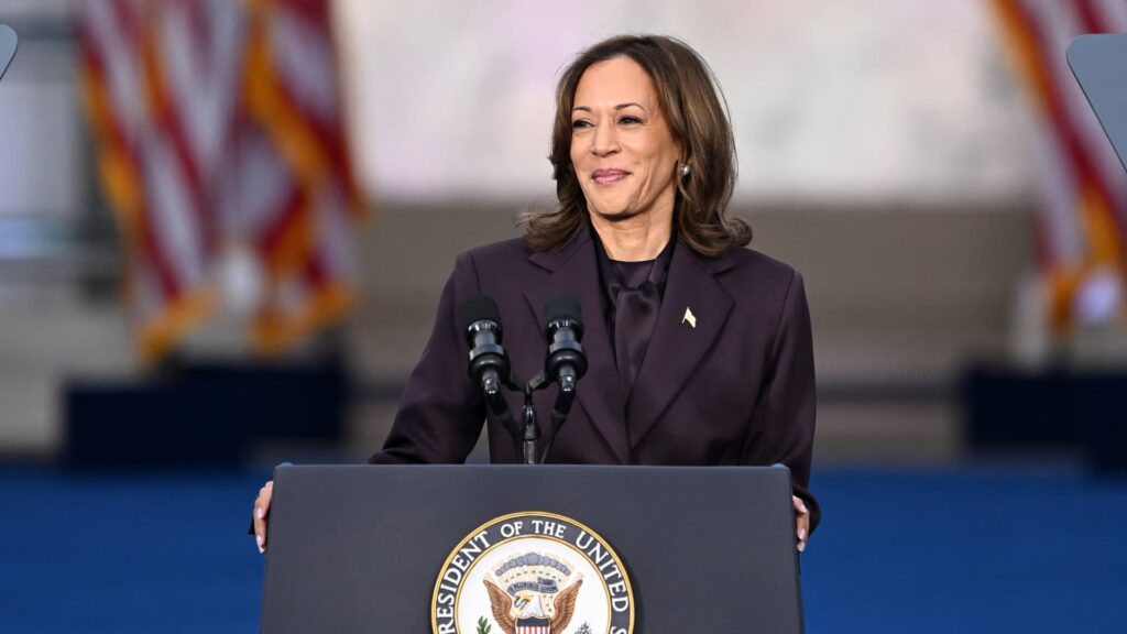 Harris concedes election to Trump in speech