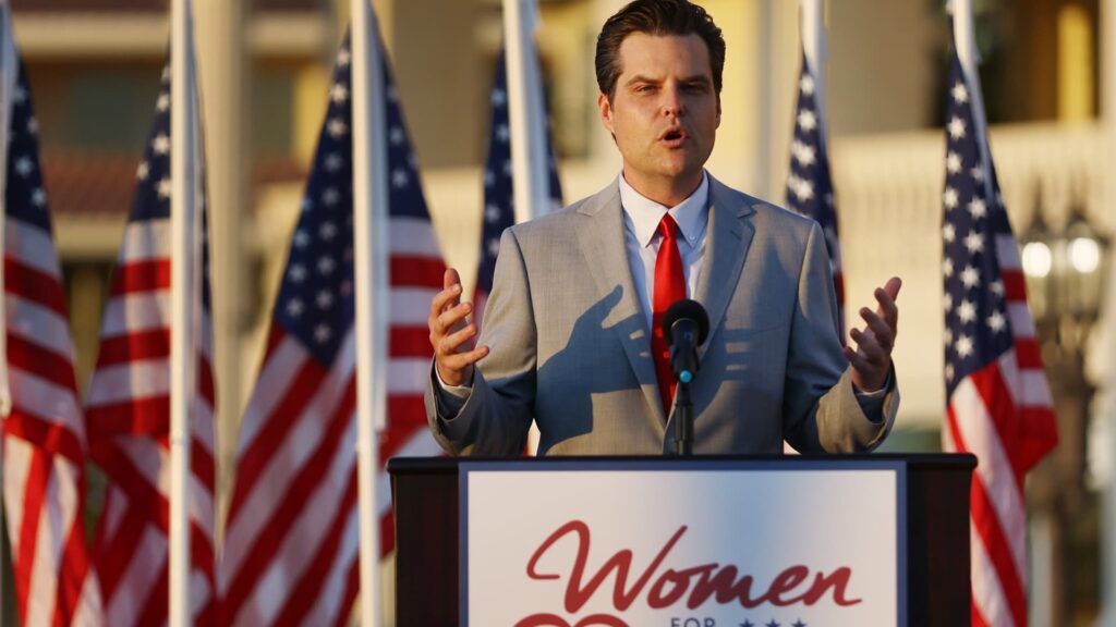 Trump nominates Matt Gaetz as AG House sex and drug