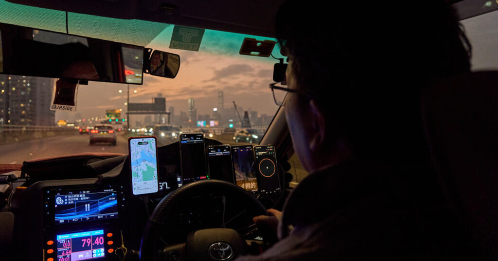 Long despised and disgruntled Hong Kong taxi drivers face the