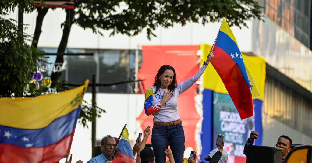 Venezuelan opposition leader Maria Colina Machado released after detention